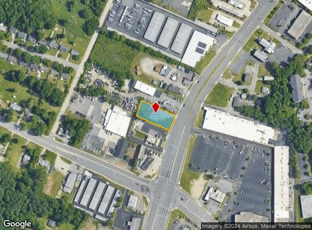  4616 W Gate City Blvd, Greensboro, NC Parcel Map