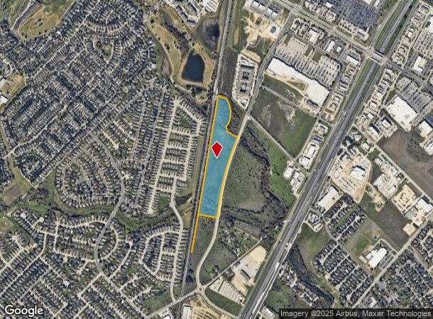 Burleson Rd, Kyle, TX Parcel Map