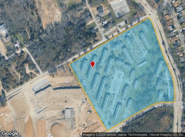 3226 Persimmon Rd, Dallas, TX Parcel Map
