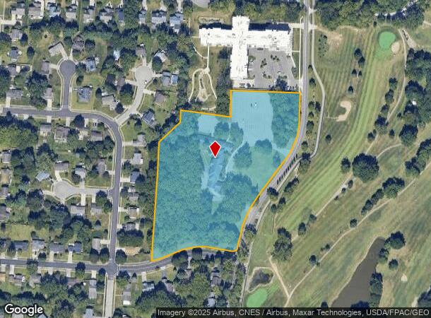  349 Olde Ridenour Rd, Columbus, OH Parcel Map