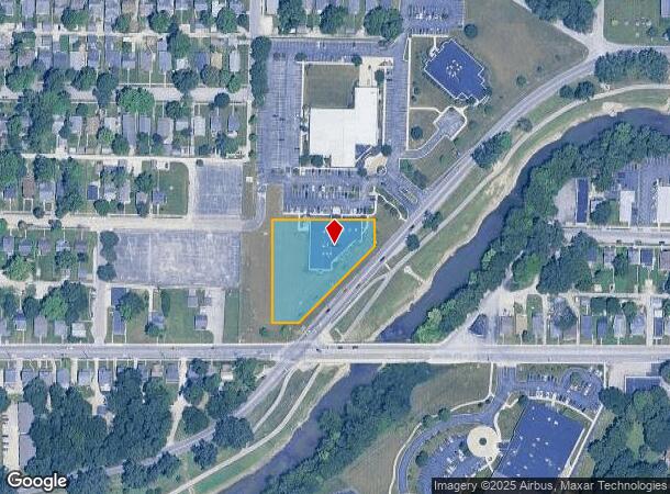 1208 W White River Blvd, Muncie, IN Parcel Map