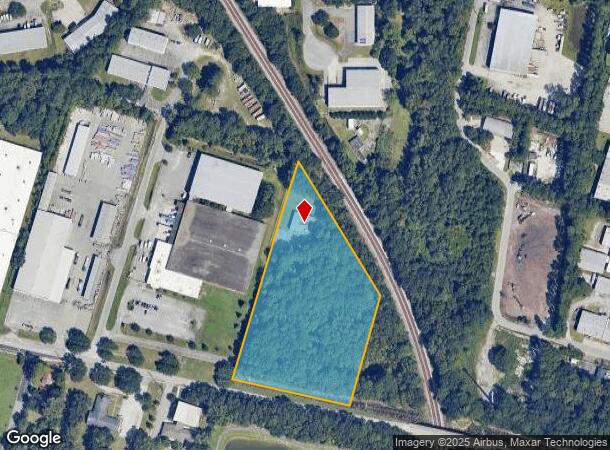 1396 Mills B Lane Blvd, Savannah, GA Parcel Map