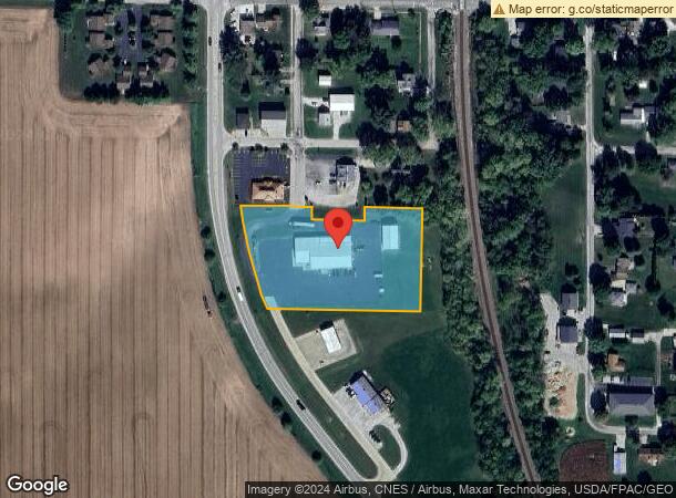  1301 Division St, Orion, IL Parcel Map