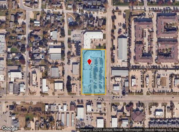 101 N Dooley St, Grapevine, TX Parcel Map