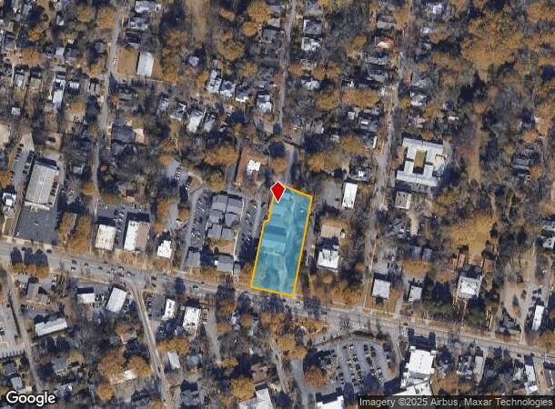  724 Prince Ave, Athens, GA Parcel Map
