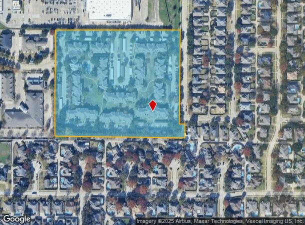 3800 Pebble Creek Ct, Plano, TX Parcel Map