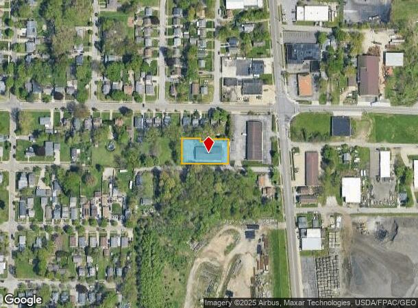  735 Hollibaugh Ave, Akron, OH Parcel Map