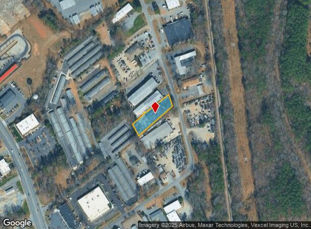 1123 Industrial Dr, Matthews, NC Parcel Map