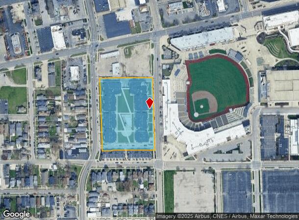 1250 Ewing St, Fort Wayne, IN Parcel Map