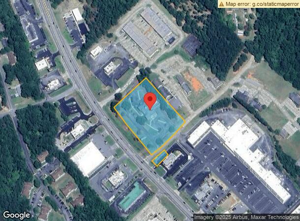  2501 N Columbia St, Milledgeville, GA Parcel Map