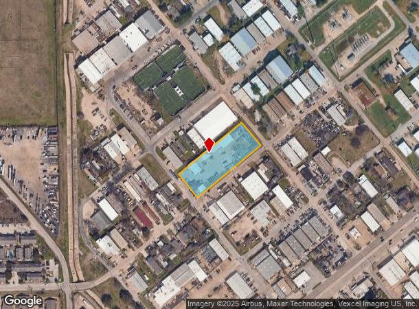  1107 Indiana St, South Houston, TX Parcel Map