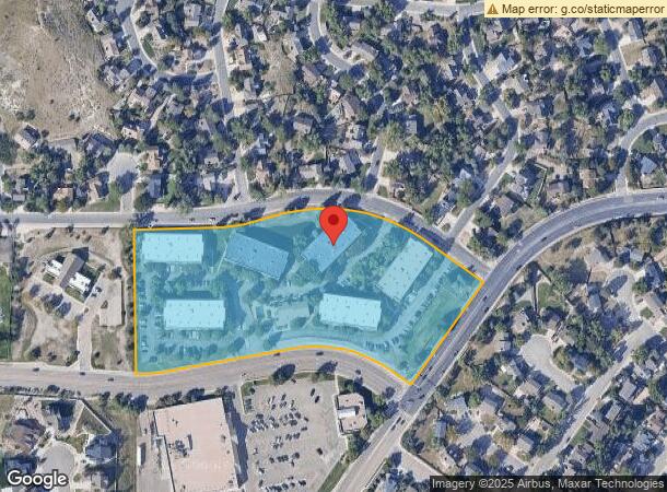  750 S Rockrimmon Blvd, Colorado Springs, CO Parcel Map