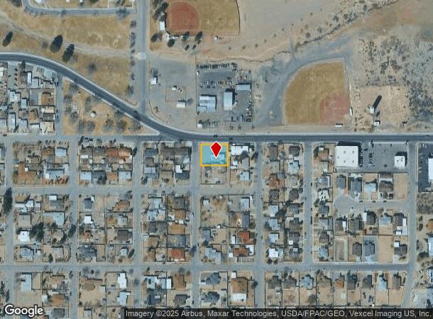 1401 Antonio St, Anthony, TX Parcel Map