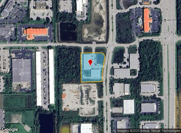  13720 Jetport Commerce Pky, Fort Myers, FL Parcel Map