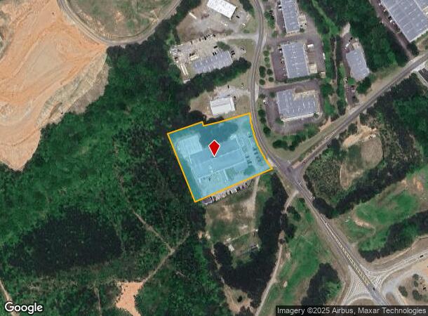  1376 Airport Dr, Ball Ground, GA Parcel Map