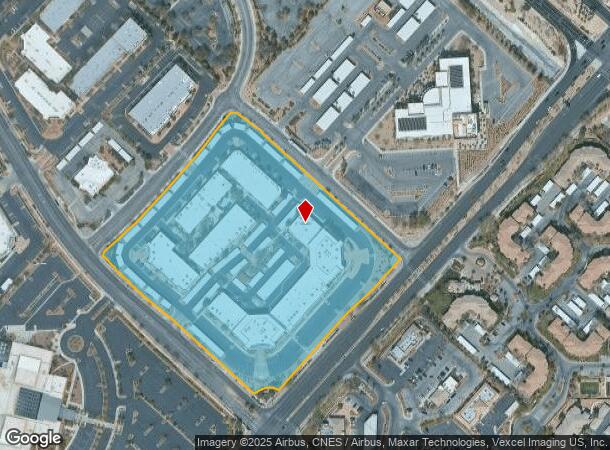 1650 N Crestdale Ln, Las Vegas, NV Parcel Map