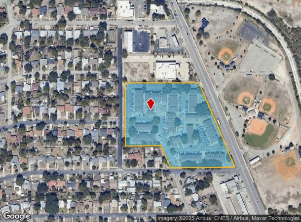  8237 S Flores St, San Antonio, TX Parcel Map