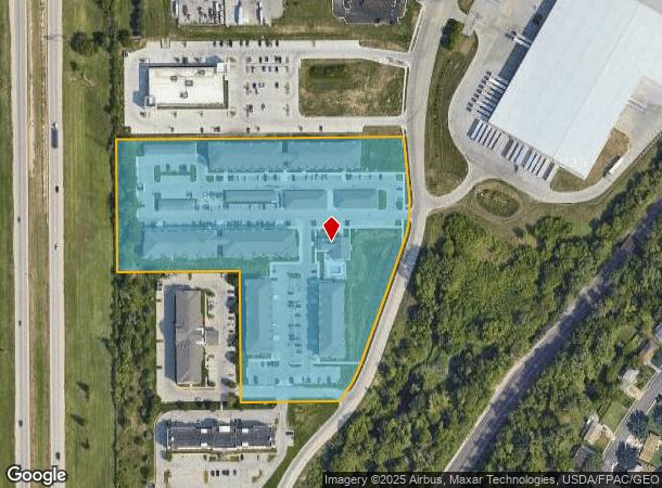 10712 S 15Th St, Bellevue, NE Parcel Map