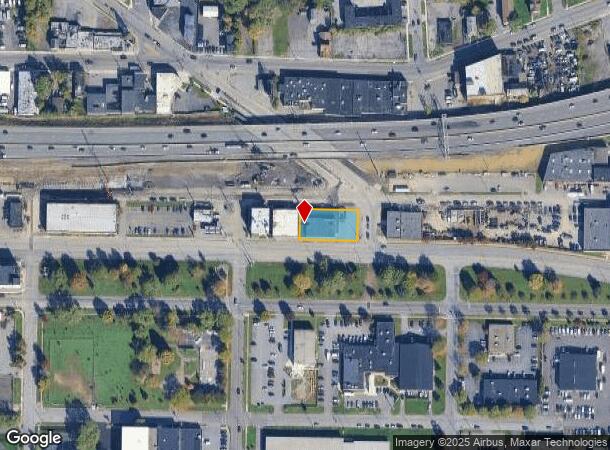  1215 Erie Blvd East To Canal St, Syracuse, NY Parcel Map