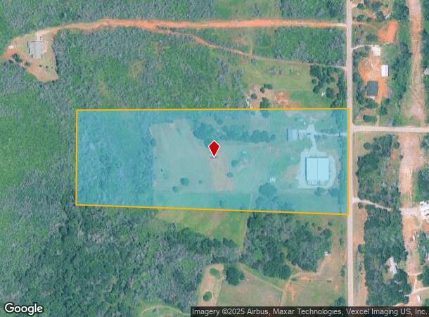 10901 S Pine St, Guthrie, OK Parcel Map