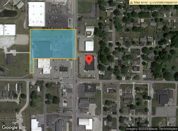  1711 N Walnut St, Hartford City, IN Parcel Map