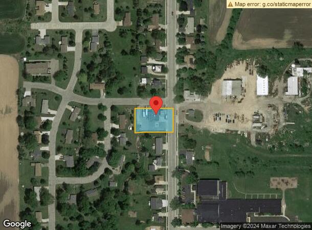  335 N Military Rd, Hilbert, WI Parcel Map