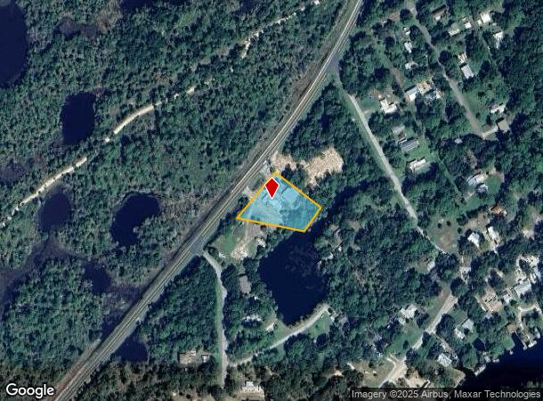 6609 Highway 40 W, Yankeetown, FL Parcel Map