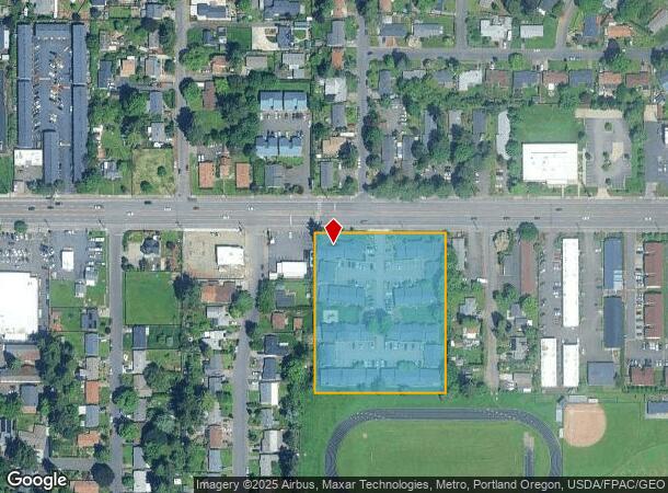 17726 Se Division St, Portland, OR Parcel Map