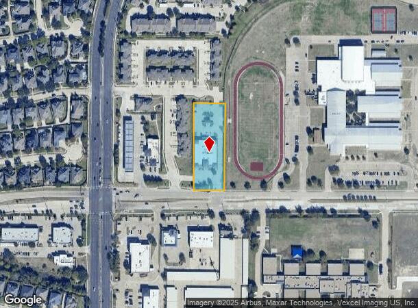  3915 Mcdermott Rd, Plano, TX Parcel Map