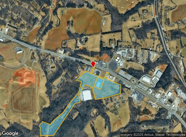  Virgil H Goode Hwy, Rocky Mount, VA Parcel Map