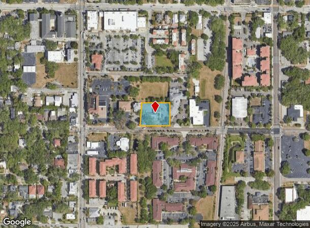  604 Druid Rd E, Clearwater, FL Parcel Map