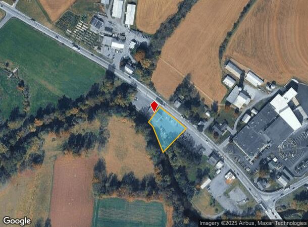  1589 Division Hwy, Ephrata, PA Parcel Map