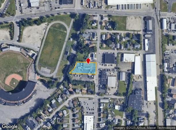  55 Bacon St, Pawtucket, RI Parcel Map