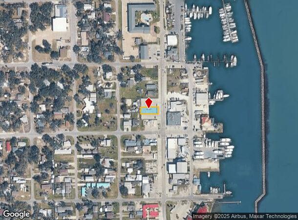 105 N Fulton Beach Rd, Fulton, TX Parcel Map