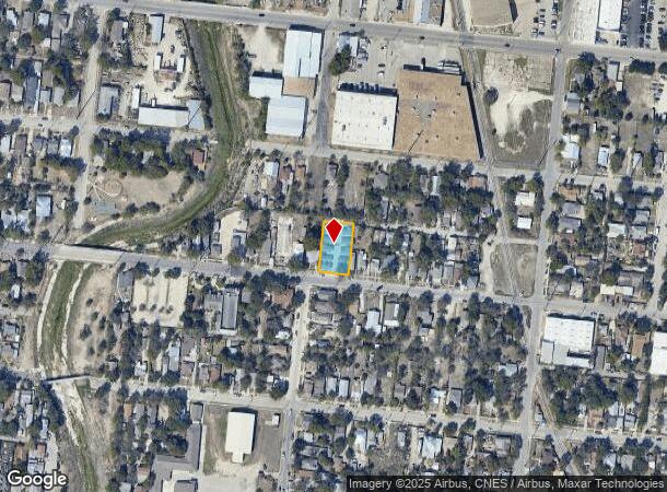  653 Delgado St, San Antonio, TX Parcel Map