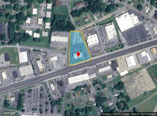 1616 W Market St, Johnson City, TN Parcel Map
