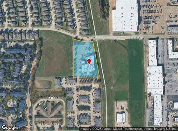1626 W Baker Rd, Baytown, TX Parcel Map