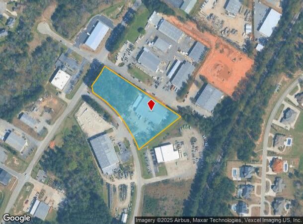697 Commerce Ct, Evans, GA Parcel Map