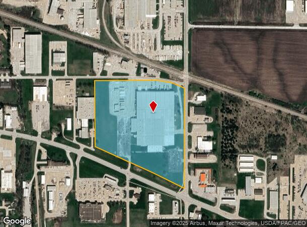 1805 E Washington St, Mount Pleasant, IA Parcel Map