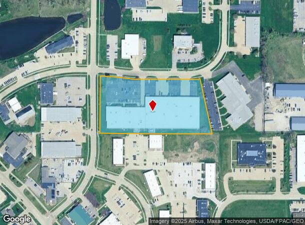  1155 Sherman Rd, Hiawatha, IA Parcel Map