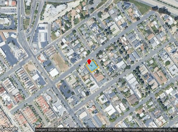  623 N Ditmar St, Oceanside, CA Parcel Map