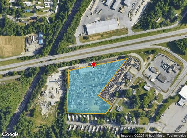  5791 Clayton St, High Point, NC Parcel Map