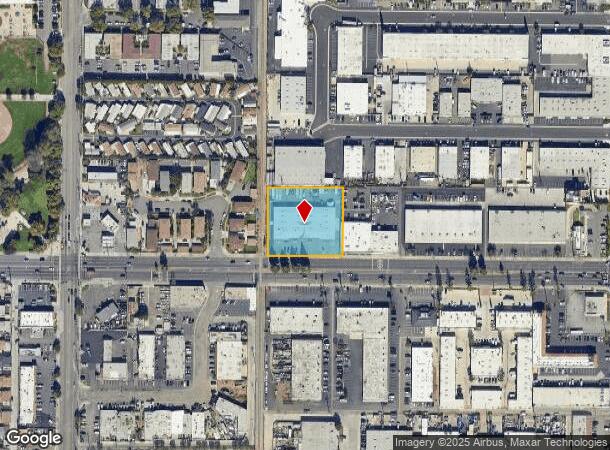  1301 E Edinger Ave, Santa Ana, CA Parcel Map