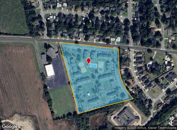  1800 W Washington St, Sherman, TX Parcel Map