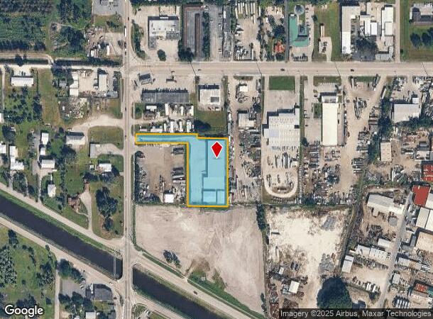 1033 Nw 16Th St, Belle Glade, FL Parcel Map