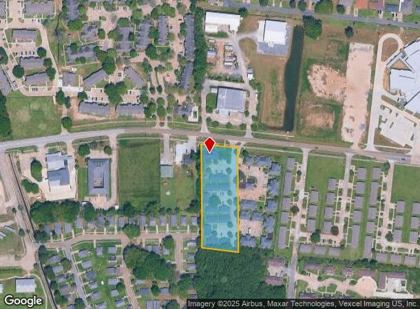  1345 W Willow St, Lafayette, LA Parcel Map