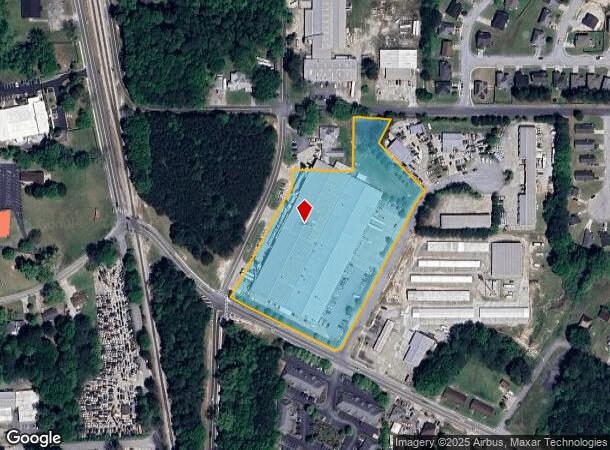  4920 Baker St, Union City, GA Parcel Map