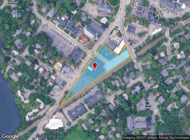 1330 Centre St, Newton Center, MA Parcel Map