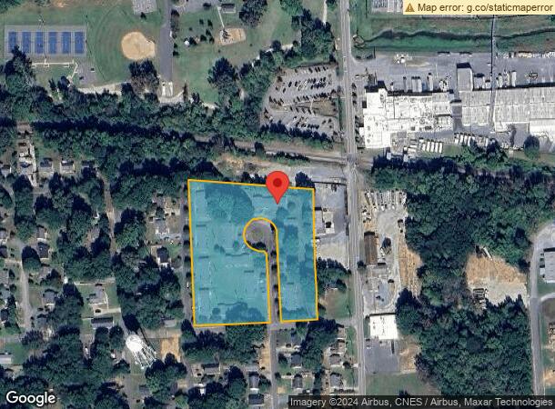  624 N Bragg St, Monroe, NC Parcel Map