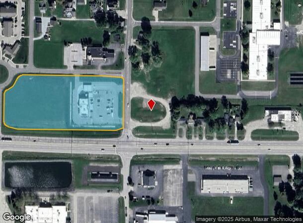  8801 S Walnut St, Daleville, IN Parcel Map